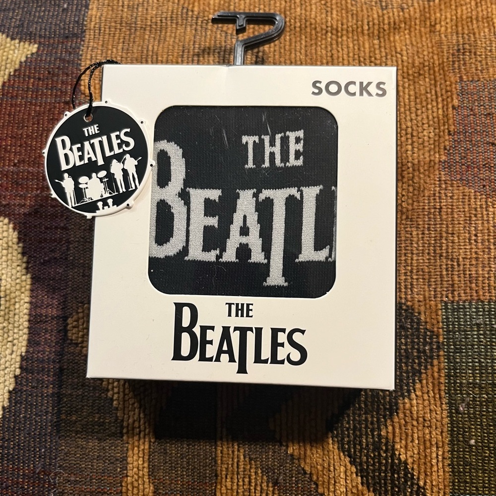 Men’s one size tall cotton “The Beatles” socks